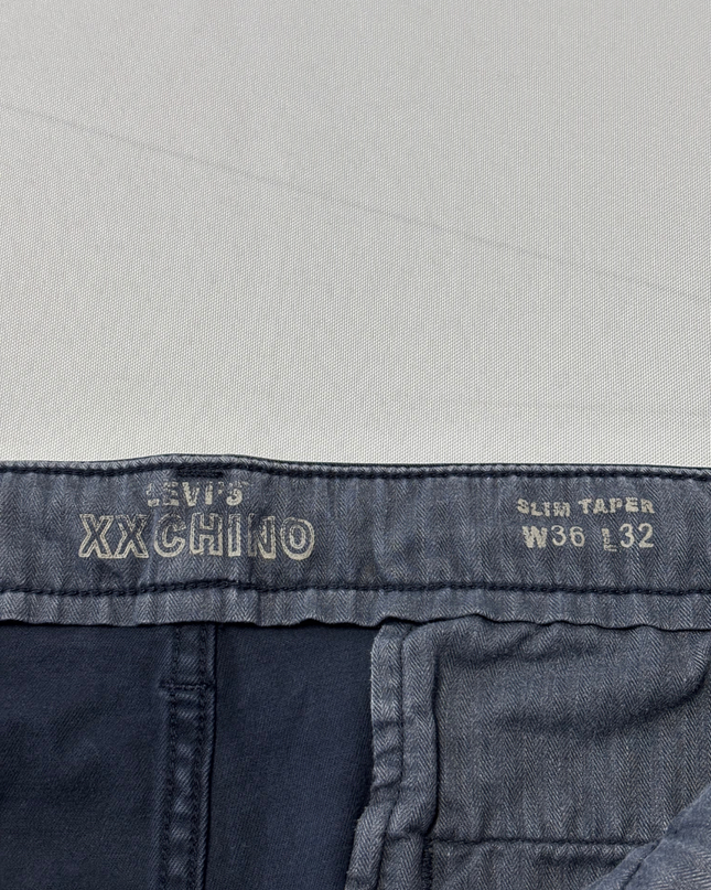 Levi's Navy Blue XX Chino Slim Taper Pants