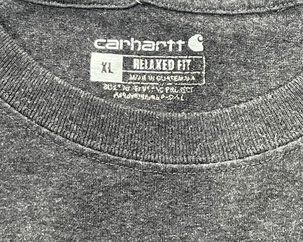 Carhartt Grey Graphic Saw Logo Tee