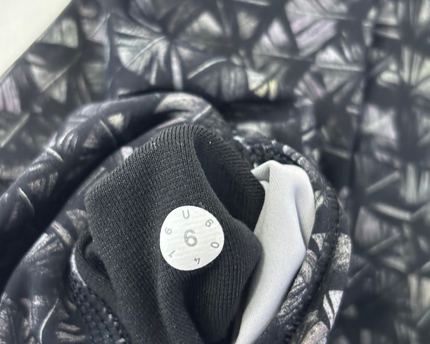 Lululemon Black Geometric Pattern High-Rise Performance Leggings