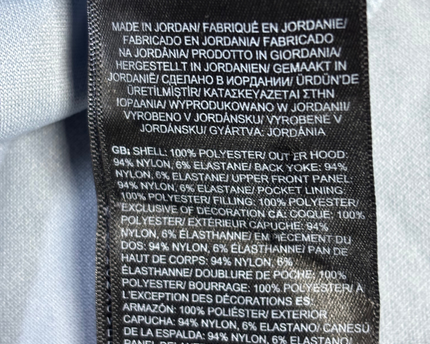 The North Face Two-Tone Grey Hooded Hybrid Jacket for Men