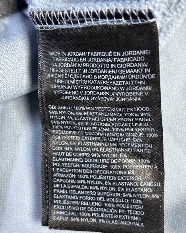 The North Face Two-Tone Grey Hooded Hybrid Jacket for Men