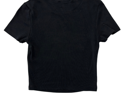 FB SISTER Black Star Graphic Crop Top