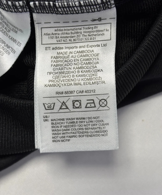 Adidas Black and Grey 3-Stripe Zip-Up Sports Jacket