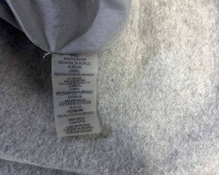 Calvin Klein Grey Textured Mini Skirt