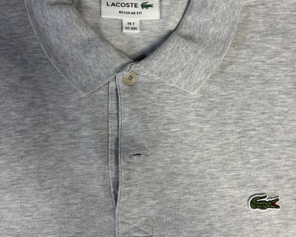Lacoste Grey Short Sleeve Regular Fit Polo Shirt