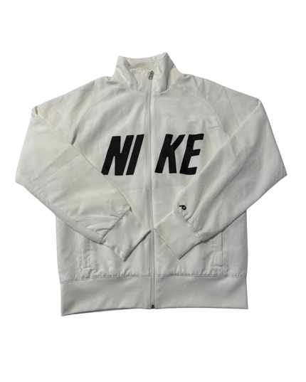 Nike White Athletic Dept. Full-Zip Sports Jacket