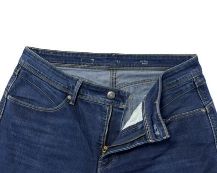 Levi's Blue Mid Rise Skinny Jeans