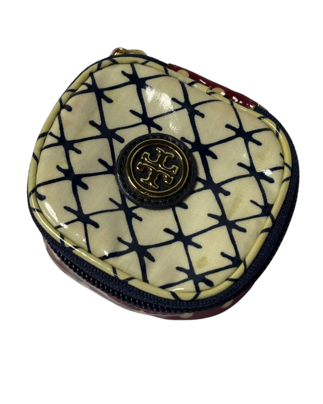 Tory Burch Multicolor Patterned Zip-Around Mini Pouch