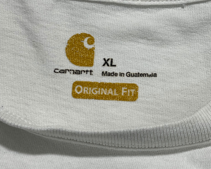 Carhartt White Pocket T-Shirt Original Fit