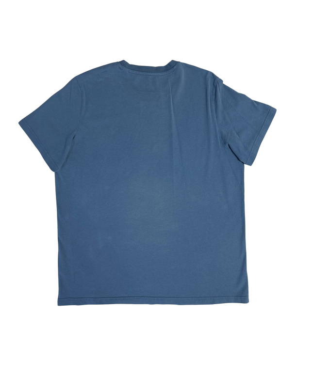 Adidas Blue Floral Logo T-Shirt