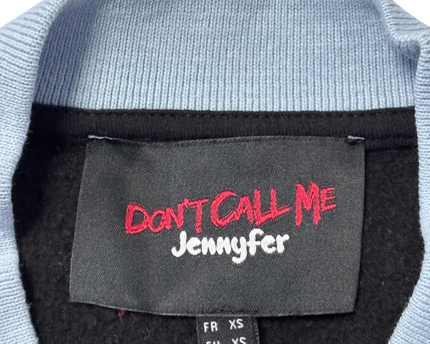 DON'T CALL ME Jennyfer Black San Francisco Varsity Vest