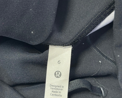 Lululemon Black and Grey Ombre High-Waisted Leggings