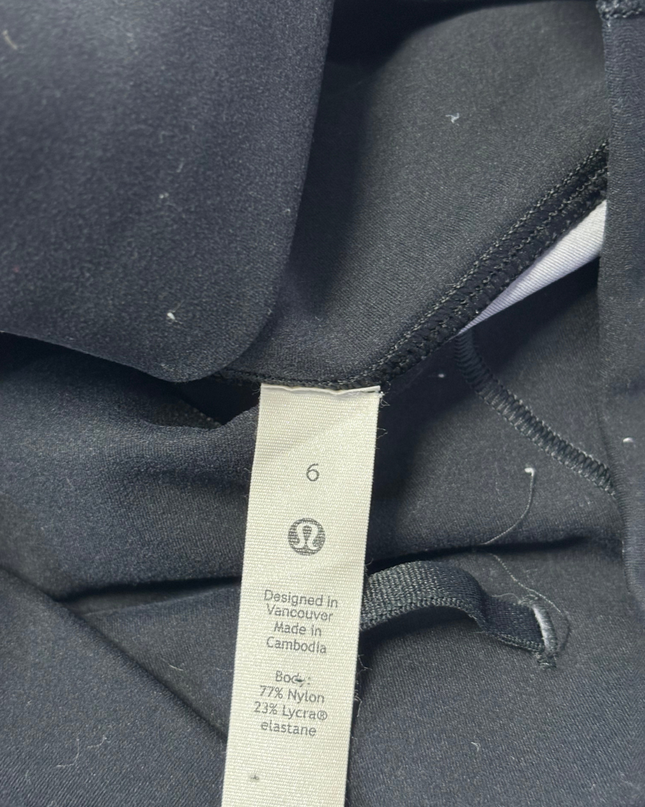 Lululemon Black and Grey Ombre High-Waisted Leggings