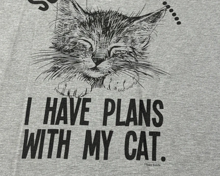 Gildan Grey Cat Lover Graphic Tee