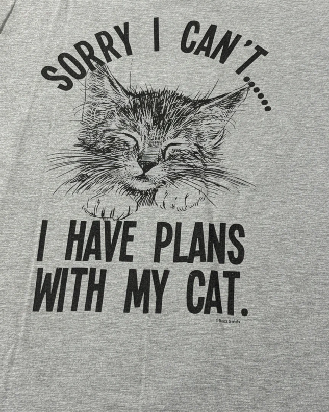 Gildan Grey Cat Lover Graphic Tee