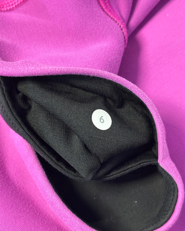 Lululemon Purple Cropped Performance Leggings