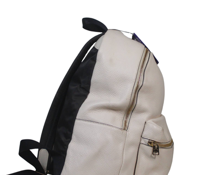 Coach Off-white Pebbled Leather Backpack