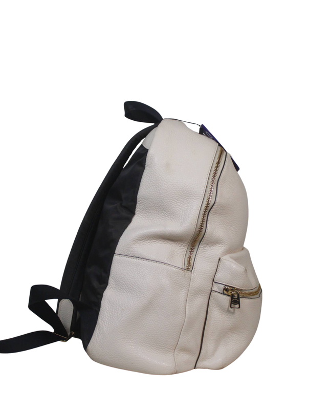 Coach Off-white Pebbled Leather Backpack