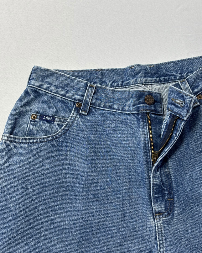 Lee High-Waisted Blue Tapered Leg Jeans