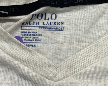 Polo Ralph Lauren Grey V-Neck Performance T-Shirt