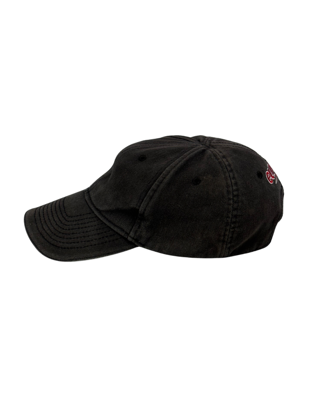 Balenciaga Black Europa! Embroidered Faded Denim Cap