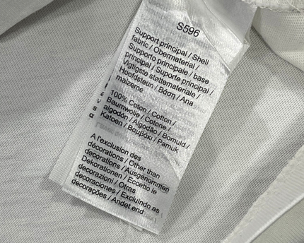 Lacoste White Relaxed Fit Graphic T-Shirt