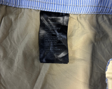 H&M Khaki Elastic Waist Utility Cotton Skirt