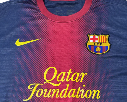 FC Barcelona 2012-13 Nike Navy Blue/Red  Home Jersey