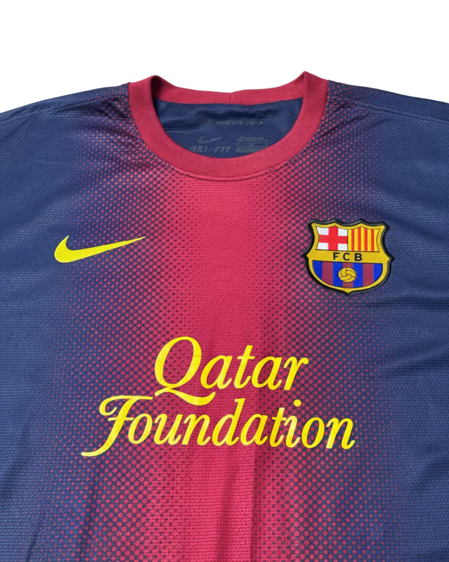 FC Barcelona 2012-13 Nike Navy Blue/Red  Home Jersey