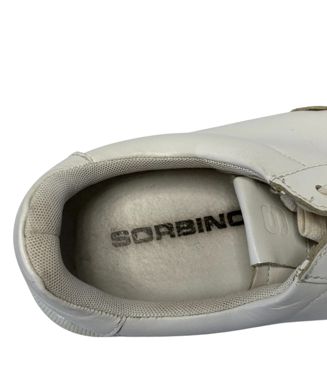 Sorbino White Leather Low-Top Men's Sneakers