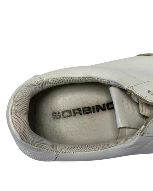 Sorbino White Leather Low-Top Men's Sneakers