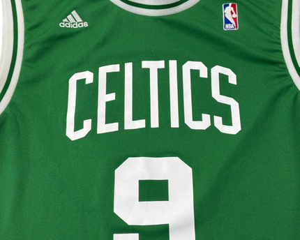 Adidas Green Boston Celtics Rajon Rondo #9 NBA Basketball Jersey