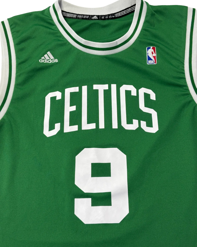Adidas Green Boston Celtics Rajon Rondo #9 NBA Basketball Jersey