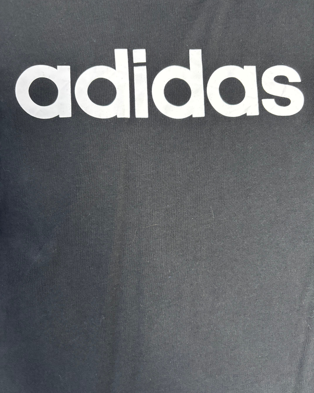 Adidas Black Graphic Logo Short Sleeve T-Shirt