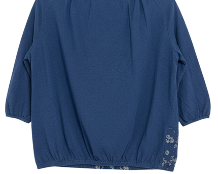 REDTAG Blue Embroidered Boho Blouse