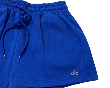 Alo Vibrant Blue Accolade Sweatshorts
