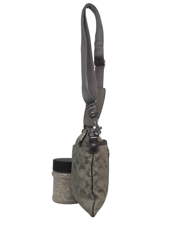Coach Beige Signature Crossbody Bag