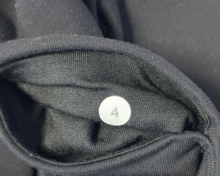 Lululemon Black Cropped Performance Leggings