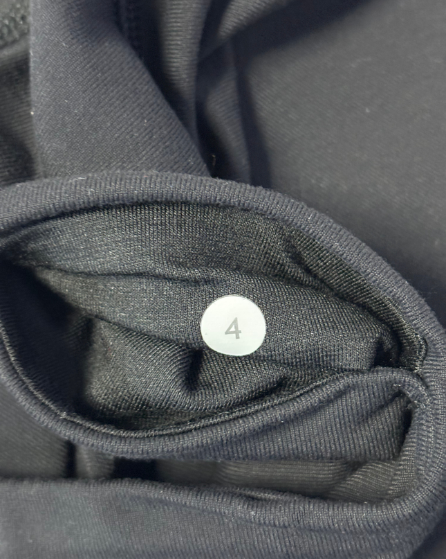 Lululemon Black Cropped Performance Leggings