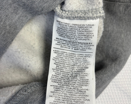 Nike Grey Triple Swoosh Graphic Hoodie