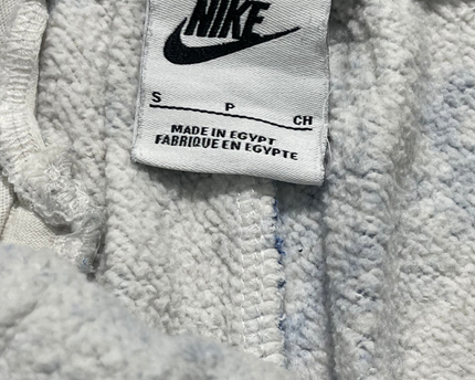 Nike Blue/White Pattern Sportswear Jogger Pants