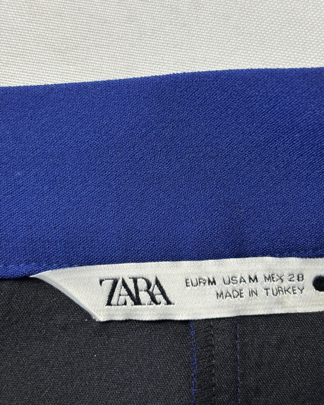 Zara Royal Blue Mini A-Line Skirt