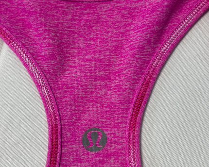 Lululemon Heathered Pink Racerback Athletic Tank Top