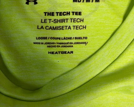Under Armour Neon Yellow Tech Tee Sports T-Shirt