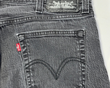 Levi's 514 Slim Straight Grey Jeans