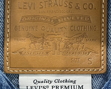 Levi's Premium Blue Denim Trucker Jacket