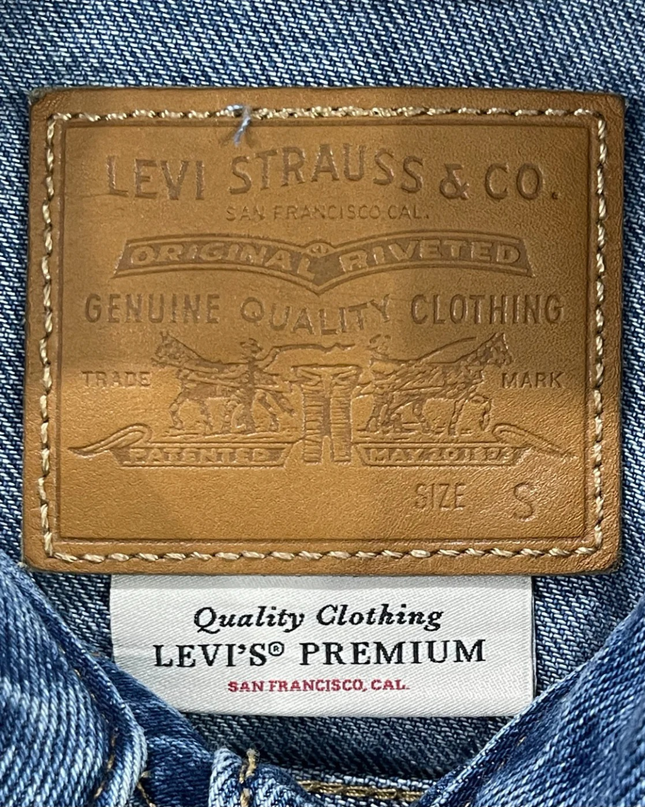 Levi's Premium Blue Denim Trucker Jacket