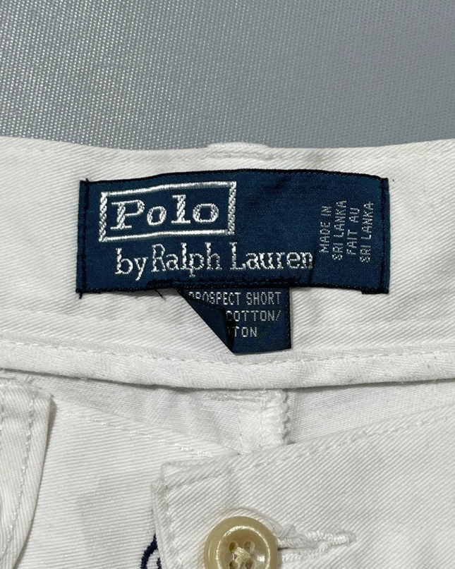 Polo Ralph Lauren White All-Over Pony Print Prospect Shorts