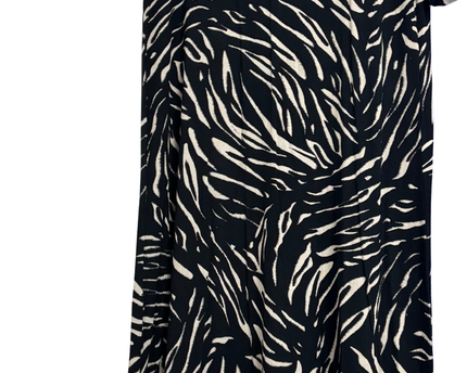 M&S Collection Black Zebra Print Short Sleeve Dress