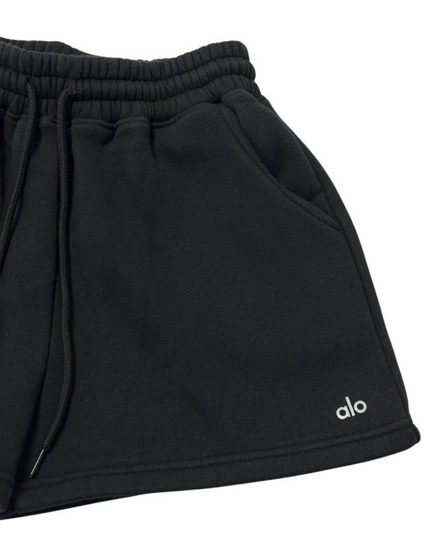 Alo Black Accolade Sweatshorts